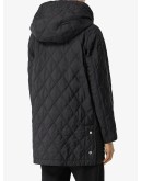 Diamond Quilted Thermoregulated Hooded Coat