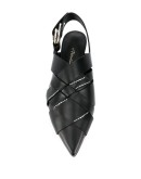 Deanna woven ballerina shoes