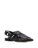 Deanna woven ballerina shoes