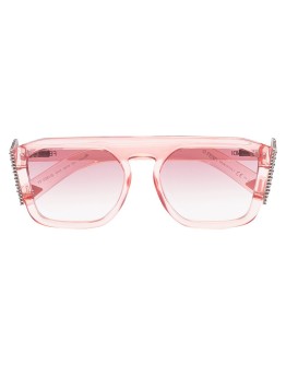 crystal F square sunglasses