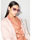 crystal F square sunglasses