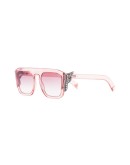 crystal F square sunglasses