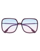 square frame ombre sunglasses