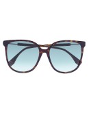 tortoiseshell logo sunglasses