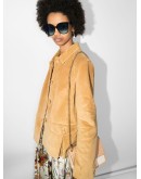 tortoiseshell logo sunglasses