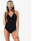 Broadway lace-up halterneck swimsuit