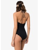 Broadway lace-up halterneck swimsuit