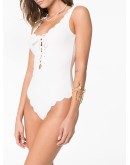 Palm Springs tie-front swimsuit 