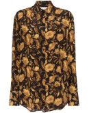 floral-print shirt