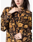 floral-print shirt
