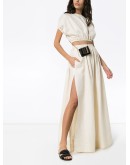 high-waisted maxi skirt