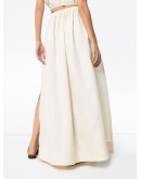 high-waisted maxi skirt