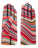 striped gloves