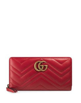 GG Marmont zip around wallet