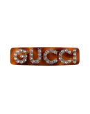 Crystal Gucci single hair barrette