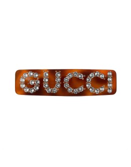 Crystal Gucci single hair barrette