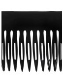 embellished logo hair comb