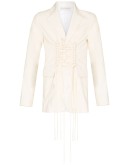 lace-up blazer