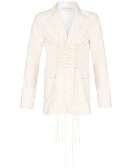 lace-up blazer