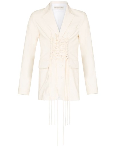 lace-up blazer