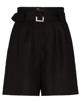 paperbag belted shorts
