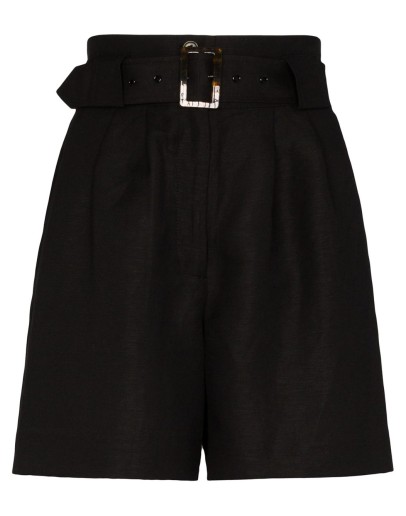 paperbag belted shorts