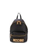 lettering logo backpack