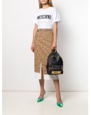 lettering logo backpack