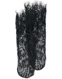 lace mid-calf socks