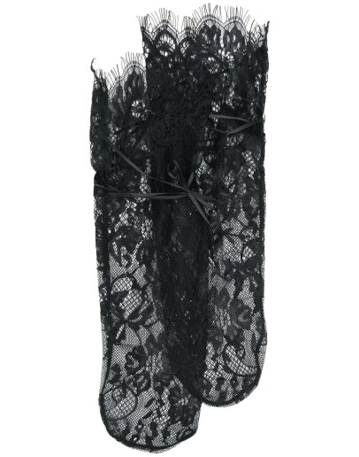 lace mid-calf socks
