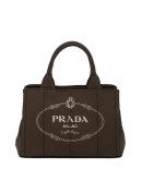 logo-print tote