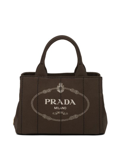 logo-print tote