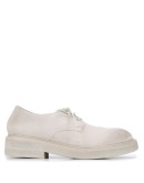 distressed lace-up shoes