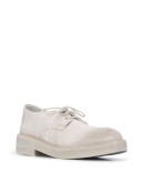 distressed lace-up shoes