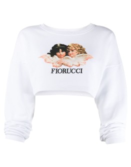 Vintage Angels cropped sweatshirt
