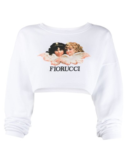 Vintage Angels cropped sweatshirt