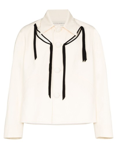 slashed shirt jacket