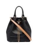 chain detail bucket bag