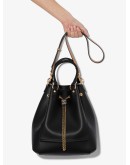 chain detail bucket bag