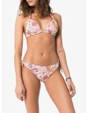 floral print triangle bikini set