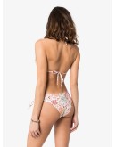 floral print triangle bikini set