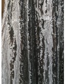 wide-leg metallic jumpsuit