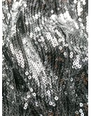 wide-leg metallic jumpsuit