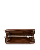 Vintage Check E-canvas Ziparound Wallet