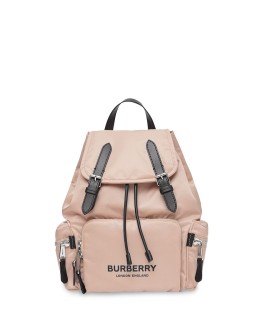 The Medium Rucksack in Logo Print ECONYL®