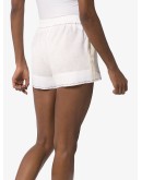 embroidered elasticated shorts