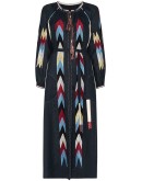 Arizona embroidered midi dress