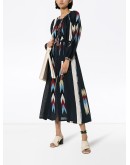 Arizona embroidered midi dress