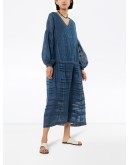 Neptune embroidered midi dress