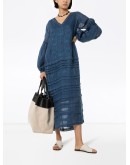 Neptune embroidered midi dress